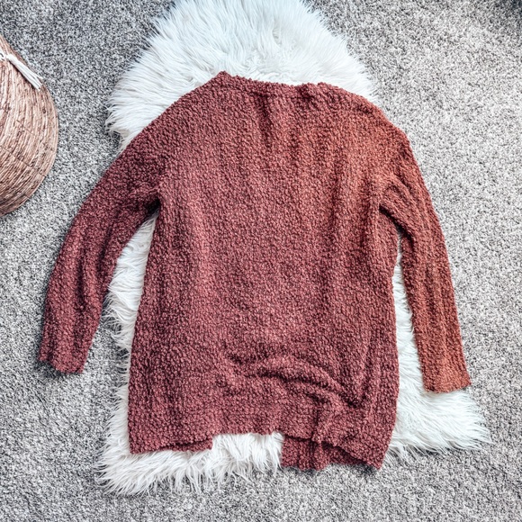 Listicle | Oversized Teddy Knit Sweater | M - Picture 2 of 4